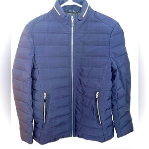 Moon Night Fox D&L Navy Puffer Coat